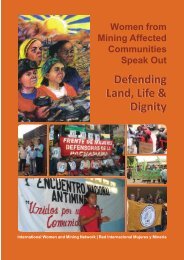 Defending Land, Life & Dignity Defending Land, Life & Dignity