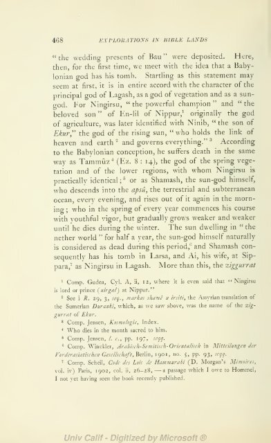 Explorations in Bible lands during the 19th century - H. V. Hilprecht