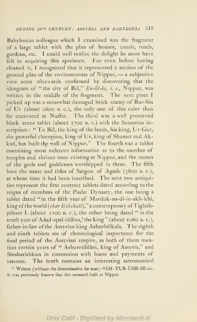 Explorations in Bible lands during the 19th century - H. V. Hilprecht