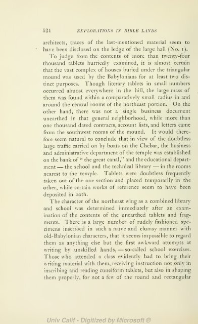 Explorations in Bible lands during the 19th century - H. V. Hilprecht