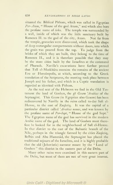 Explorations in Bible lands during the 19th century - H. V. Hilprecht