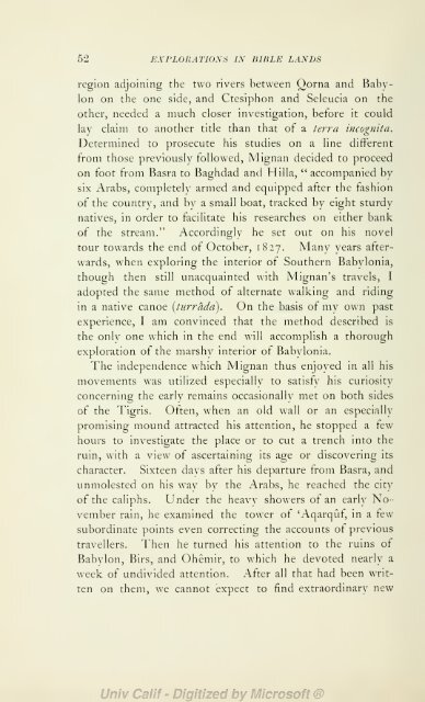 Explorations in Bible lands during the 19th century - H. V. Hilprecht