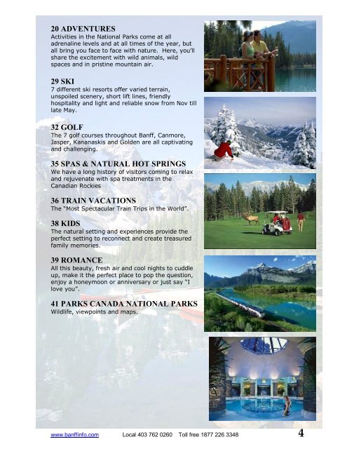 7 - Banff vacations â€“ tours