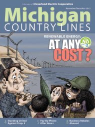 Renewable Energy - Michigan Country Lines Magazine