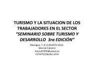 TURISMO Y LA SITUACION DE LOS TRABAJADORES ... - Alba Sud