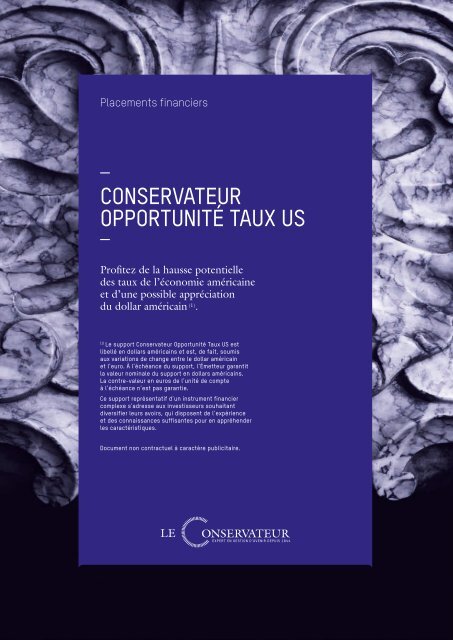 CONSERVATEUR OPPORTUNITÉ TAUX US