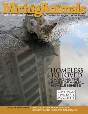 Issue 3 - Fall, 2008 - Michigan Humane Society