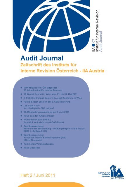 Ausgabe 02_2011 [PDF, 3.4 MB] - Institut fÃ¼r Interne Revision ...