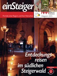 einSteiger 2015 Frankenmagazin südlicher Steigerwald 