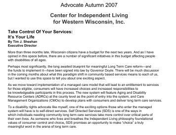 van - Center for Independent Living for Western Wisconsin