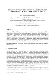 Instability of Rayleigh –Benard -Marangoni convection in a ... - IJAMM