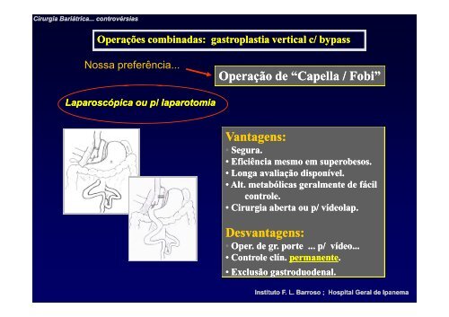 Cirurgia BariÃ¡trica - visÃ£o crÃ­tica - Academia Nacional de Medicina