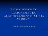 A CoexistÃªncia do Platonismo e do Aristotelismo na Filosofia Medieval