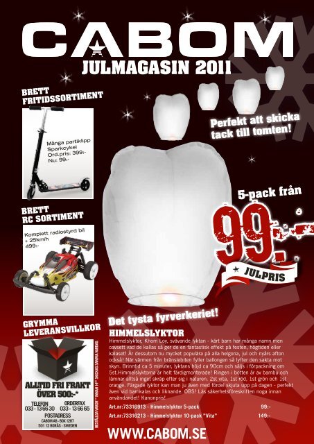 JULMAGASIN 2011 - Cabom