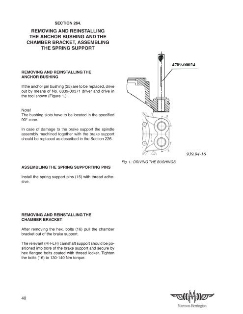 workshop manual rear axles rf17n/h r17n/h - Marmon-Herrington