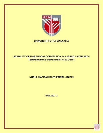 stability on marangoni convection in fluid layer with temperature ...