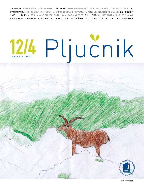 PljuÄnik - Å¡tevilka 4. Letnik 2012 (.pdf) - BolniÅ¡nica Golnik