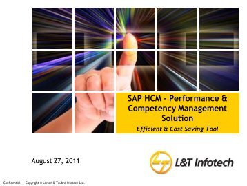 L&T Infotech - SAP Performance Management Capability