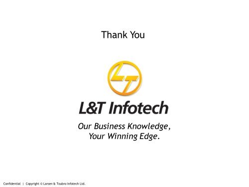 L&T Infotech - SAP Performance Management Capability