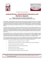 Judicial Review, Administrative Decisions... - Public Affairs Ireland