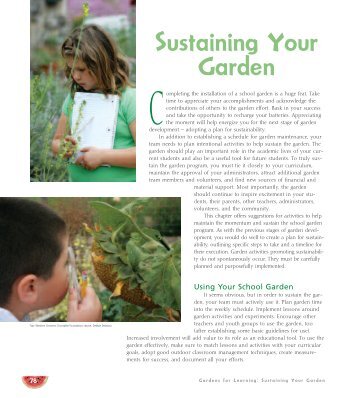 Sustaining Your Garden - California School Garden Network