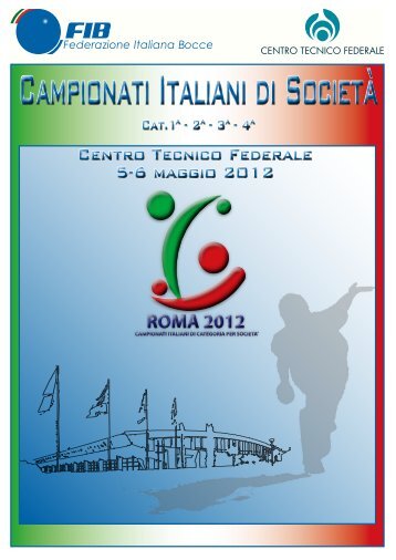 ROMA 2012 - Federazione Italiana Bocce