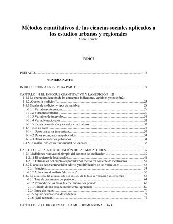 MÃ©todos cuantitativos de las ciencias sociales aplicados a los ...