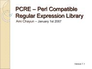 PCRE â Perl Compatible Regular Expression Library