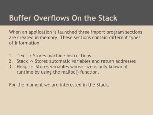 Low Level Exploits - Packet Storm