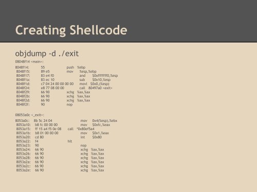 Low Level Exploits - Packet Storm