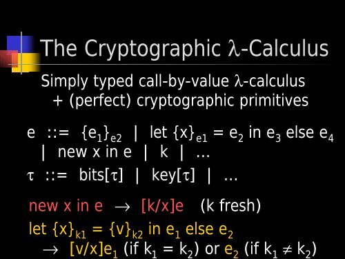 Logical Relations for Encryption