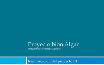 Proyecto bion Algae