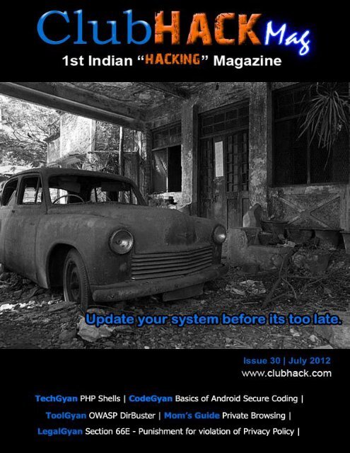 Issue30 â€“ Jul2012 | Page-1 - ClubHACK Magazine