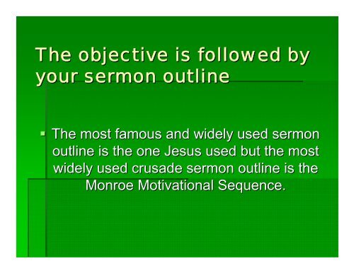 How to Write Crusade Sermons - Good News Gospel Explosion