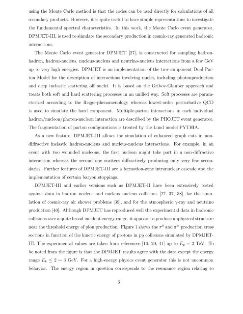 Gamma-Rays Produced in Cosmic-Ray Interactions and TeV-band ...