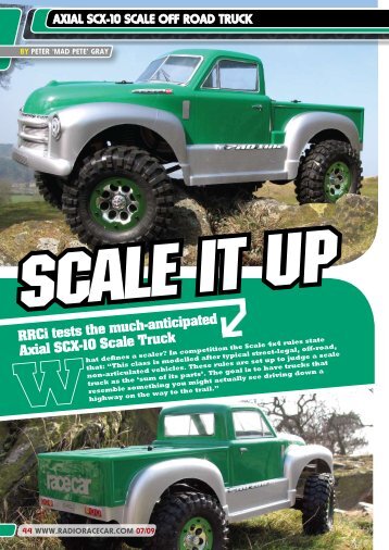 AxIAl sCx-10 sCAlE Off ROAD tRuCk - CML Distribution