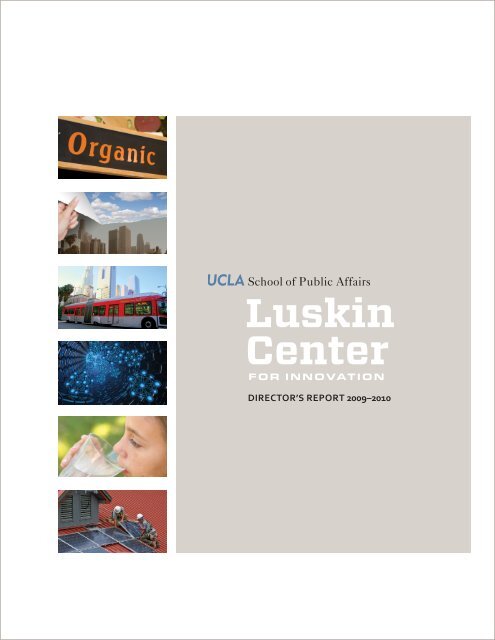 Director's Report 2011.pdf - UCLA Luskin School of Public Affairs
