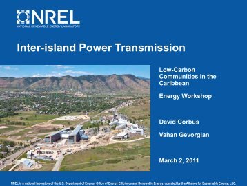 Inter-island Power Transmission - Energy Development in Island ...