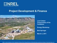 Project Development & Finance - Energy Development in Island ...