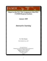 Ravi ML-Web January 2009 - Final Report.pdf - PSG-FAIMER-2007