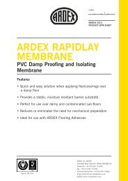 Technical Datasheet - ARDEX UK Ltd.