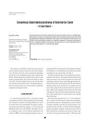 Ceruminous Gland Adenocarcinoma of External Ear Canal