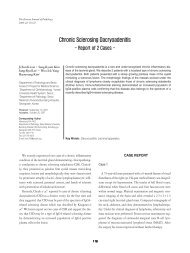 Chronic Sclerosing Dacryoadenitis - The Korean Journal of Pathology