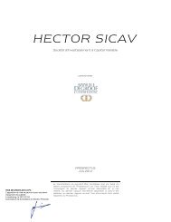 hector sicav - Banque Degroof