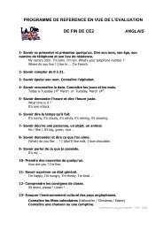 Programmation Anglais Ce1 Ce2 1 Programmation Anglais Ce1 Ce2 1