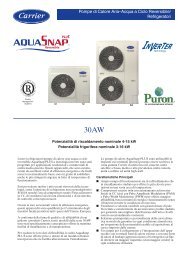 minichiller a pompa di calore carrier 30 AW - Pontani Service