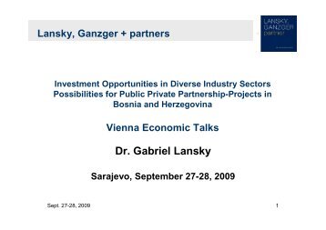 Dr. Gabriel Lansky - Lansky Ganzger & Partner