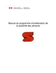 PDF (315 ko ) - Agence canadienne d'inspection des aliments