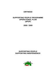 Appendix 1 - Cyngor Gwynedd
