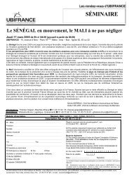 Séminaire Sénégal – Mali - IZF